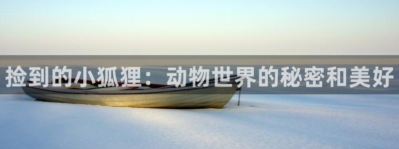 免费观看羞羞漫画完整版：捡到的小狐狸：动物世界的秘密和美好